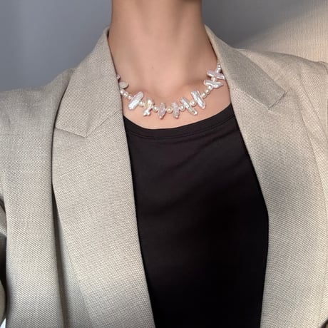 baroque perl  necklace  - 02