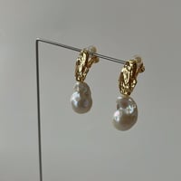 ［gold］baroque perl pierce / earring