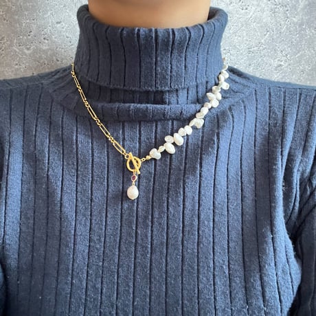 birthstone pearl necklace