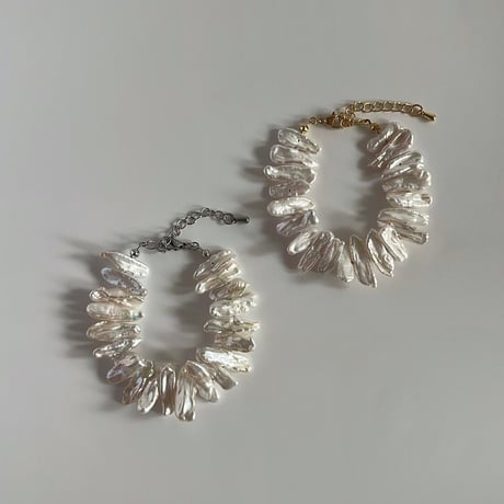 ［2color］baroque perl  bracelet