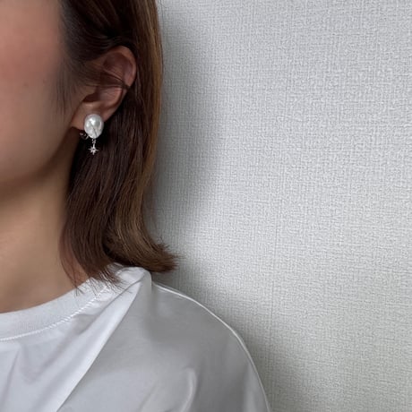 "Unique" star motif - pierce / earring