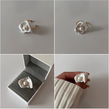 baroque perl ring