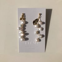 バロックパール　ボタニカルピアス/イヤリング/サージカルステンレス