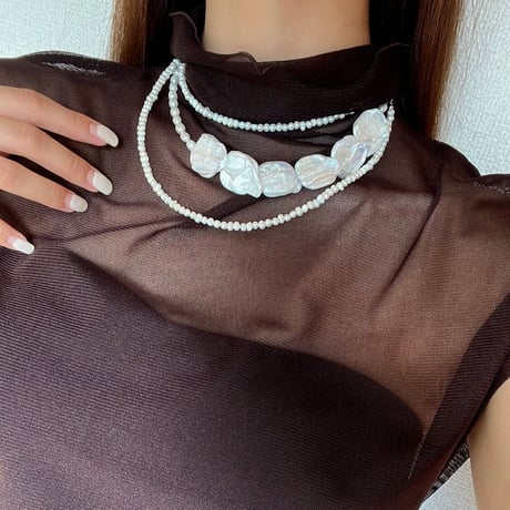 big pearl  necklace - 02