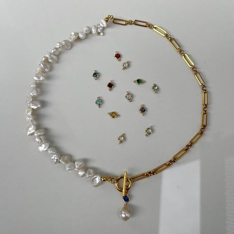 birthstone pearl necklace