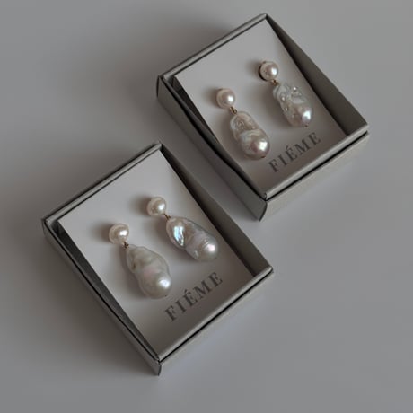 large baroque perl earrings
