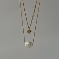 ［ heart × perl ］necklace