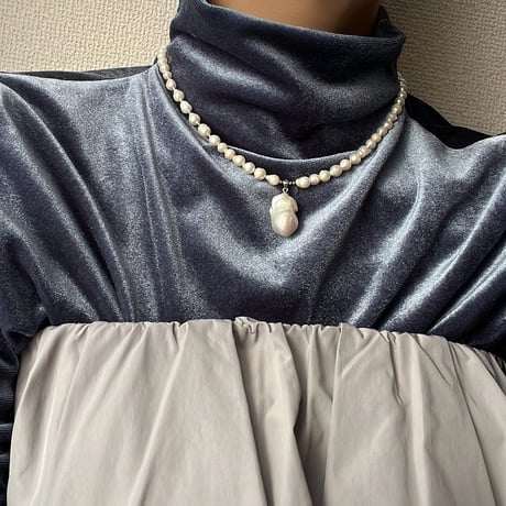 baroque pearl  necklace  - 04