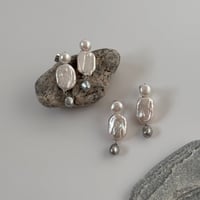 ［silver］Petite  perl pierce / earring