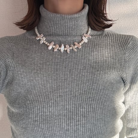 baroque perl  necklace  - 02