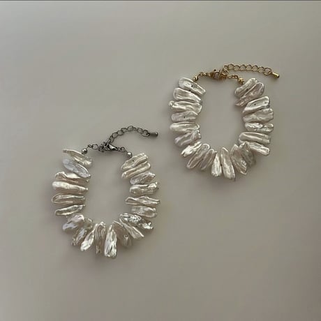 ［2color］baroque perl  bracelet