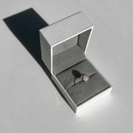 opal gold ring