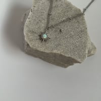 ［silver］opal star  necklace
