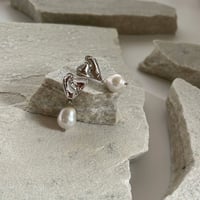 ［2color］heart motif perl pierce