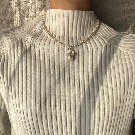 baroque pearl  necklace  - 04