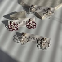 mini flower motif  pierce / earring