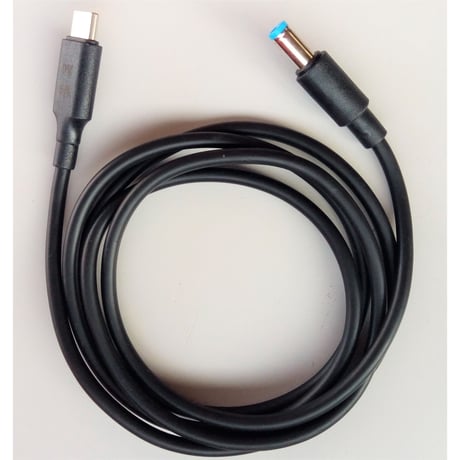 [PDC-09VE] USB電源ケーブル Type-C PDトリガーケーブル DC プラグ 外径5.5mm/内径2.1mm（2.5mm) (9V 5A eMarkar搭載)
