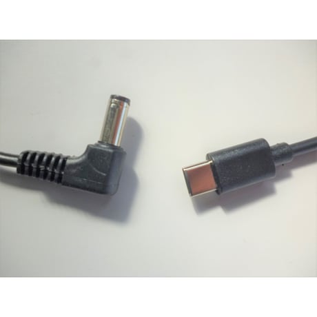 オートパワーオフ(無負荷時自動停止) キャンセラー 機能つき PDトリガーケーブル USB Type C プラグ / DC 5525(5521) プラグ