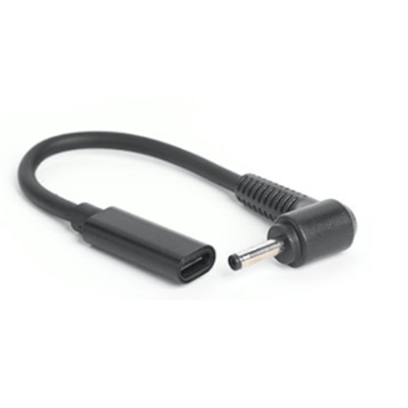 [PDN-35135] USB PD トリガーケーブル DC 18V-20V 電源プラグ 充電用ショートケーブル ノートパソコン用 (3.5mm×1.35mm)