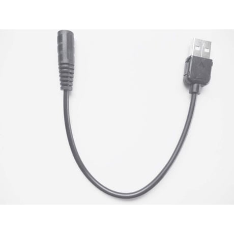[QC12.0-38135S]USB TypeAから12Vを取り出す ファン付き作業服 電熱ベスト電源ケーブル(日新被服などに対応）