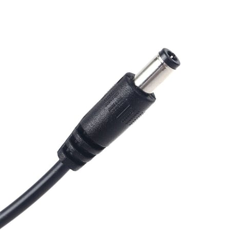 電圧表示機能付き エフェクター用 PDトリガーケーブル DC プラグ 外径5.5mm/内径2.1mm  センターマイナス(12V)