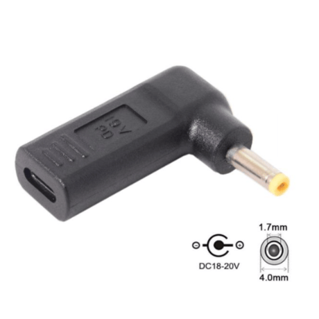 USB Type-C PD トリガーアダプター DC 18V-20V 電源プラグ ノートパソコン用