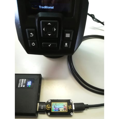 GARMIN/ガーミン製魚探を急速充電対応モバイルバッテリーで利用できる USB PDトリガーケーブル