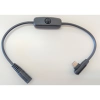 ！カスタム！ USB TypeCから9.0Vを取り出すON/OFFスイッチ付き PD/QC トリガーケーブル ファン付き作業服 電熱ベスト電源ケーブル(ワークマン/村上被服/桑和などに対応）