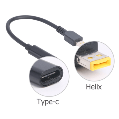 [PDN-12V-7530] USB PD トリガーケーブル DC 12V 電源プラグ 充電用ショートケーブル ノートパソコン用 (7.5mm×2.85mm)