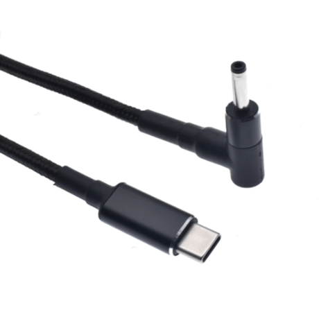 100W/5A対応 eMarker内蔵 USB PD トリガーケーブル DC 18V-20V 電源プラグ 充電用ケーブル 1.8m ASUS 用 (3.5mm/1.35mm)