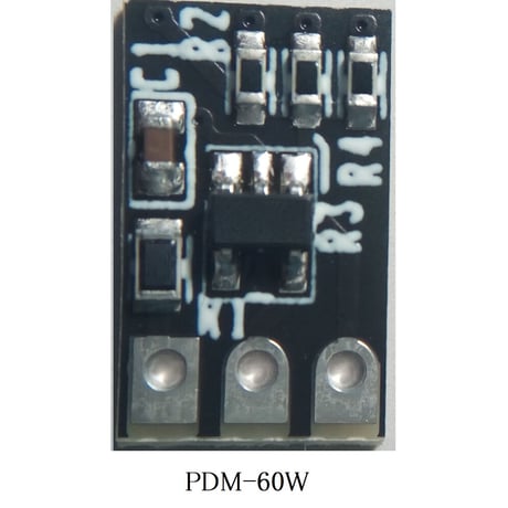 USB PD トリガーモジュール　全PDO電圧出力対応　（60W/100W）DIY用