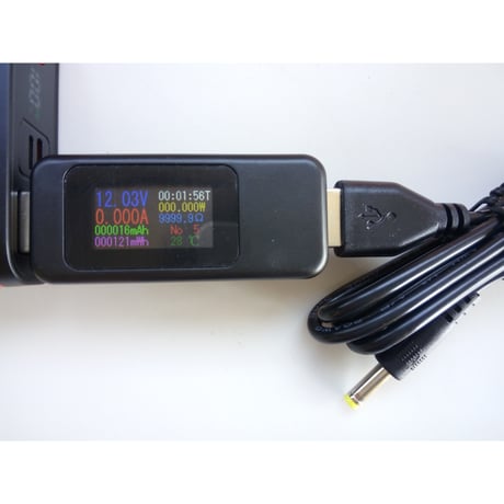 [QC12-EIAJ2] USB 12V QCトリガーケーブル FT5D/FT3D/FT2D/FT1D/VX6/VX7/VX8/FT60/FT70D をモバイルバッテリーで充電可能