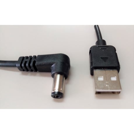 エフェクター 電源 急速充電専用 USB A QCトリガーケーブル ＜センター・マイナス 9V用/12V用＞  （ケーブル長 30cm）