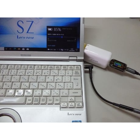 [PDE-15V-5525] パナソニック（Panasonic)レッツノート（ Let's note） 対応 USB PD トリガーケーブル eMarker内蔵 15V 5A