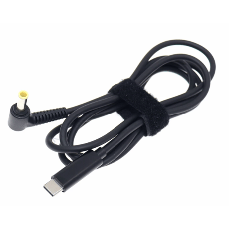 [PDC-5533] USB Type-C PD トリガーケーブル DC 20V 電源プラグ 充電ケーブル 1.5m Samsung 用 (5.5mm/3.3mm)