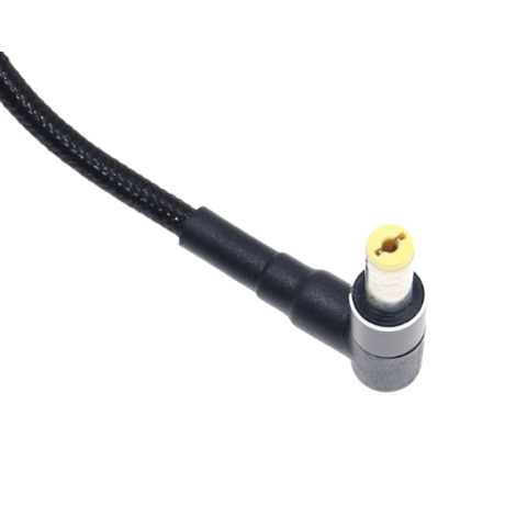 [PDE-5517] 100W 対応 eMarker内蔵 USB PD トリガーケーブル DC18V-20V 電源プラグ 充電用ショートケーブル ノートパソコン用 (5.5mm×1.7mm)