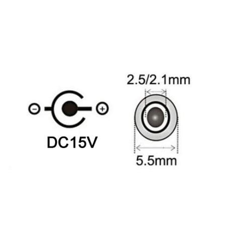 [PDC-15VE-5525A] パナソニック（Panasonic)レッツノート（ Let's note） 対応 USB PD トリガーケーブル eMarker内蔵 15V/5A 1.5m