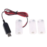 [BE-2x3] ダミー電池 ＵＳＢ接続タイプ ケーブル長１ｍ (単2×3（4.5V）)