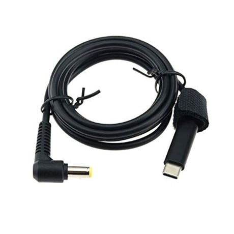 [PDC-5525] USB Type-C PD トリガーケーブル DC 20V 電源プラグ 充電ケーブル 1.5m acer 東芝 ASUS Lenovo 用 (5.5mm/2.5mm)