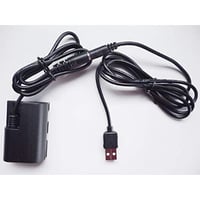 [QC-DRE6] ＤＣ カプラー + ＵＳＢ電源ケーブル Type-A QCトリガーケーブル バッテリー キャノン製対応
