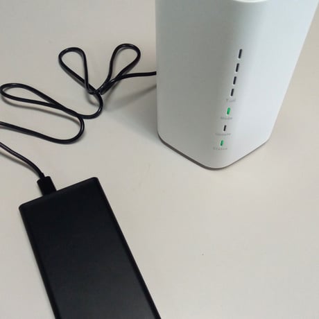 UQ Speed Wi-Fi HOME 5G L12 / SoftBank Air ターミナル5をモバイル化する PDトリガーケーブル