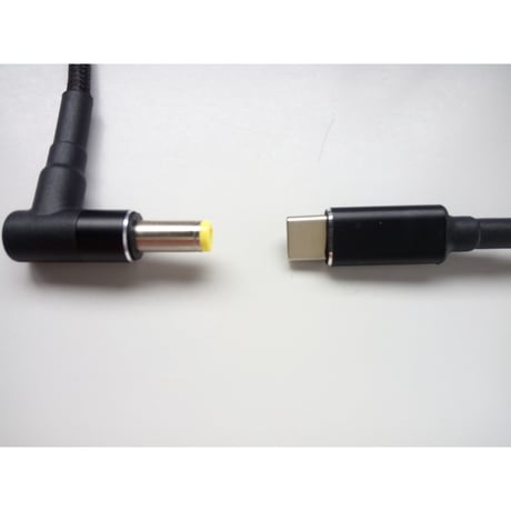100W/5A対応 eMarker内蔵 USB PD トリガーケーブル DC18V-20V 電源プラグ 充電用ケーブル 1.8m acer 東芝 ASUS Lenovo 用 (5.5mm/2.5mm)