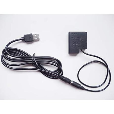 [QC-DCC15] ＤＣ カプラー + ＵＳＢ電源ケーブル Type-A QCトリガーケーブル バッテリー Panasonic製対応