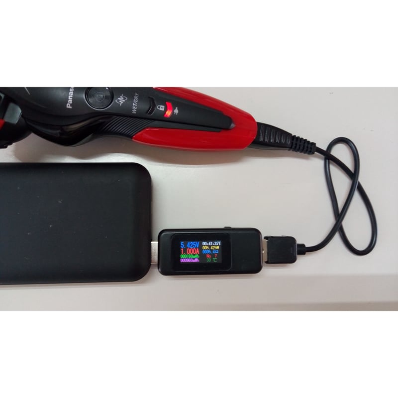 USB QC トリガーケーブル パナソニック電動カミソリ・電動歯ブラシ用