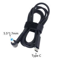 [PDC-5517] USB Type-C PD トリガーケーブル DC 20V 電源プラグ 充電ケーブル Acer Gateway用 (5.5mm/1.7mm)