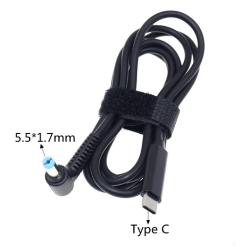 PDC-5517] USB Type-C PD トリガーケーブル DC 20V 電源プラグ