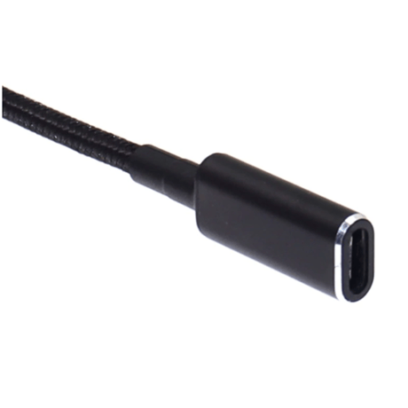 [PDE-4017] 100W 対応 eMarker内蔵 USB PD トリガーケーブル DC18V-20V 電源プラグ 充電用ショートケーブル ノートパソコン用 (4.0mm×1.7mm)