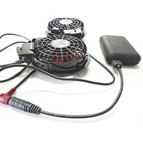 [QC7.2-35135S] USB TypeAから7.2Vを取り出す ファン付き作業服 電熱ベスト電源ケーブル ( ブレイン/山真製鋸/シンメンなどに対応)
