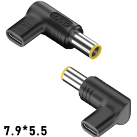 USB Type-C PD 100W対応 トリガーアダプター DC 18V-20V 電源プラグ ノートパソコン用