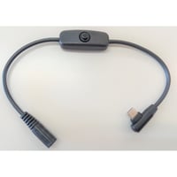 !カスタム! USB TypeCから9.0Vを取り出す ON/OFFスイッチ付き PD トリガーケーブル ファン付き作業服 電熱ベスト電源ケーブル (バートル 2022などに対応）